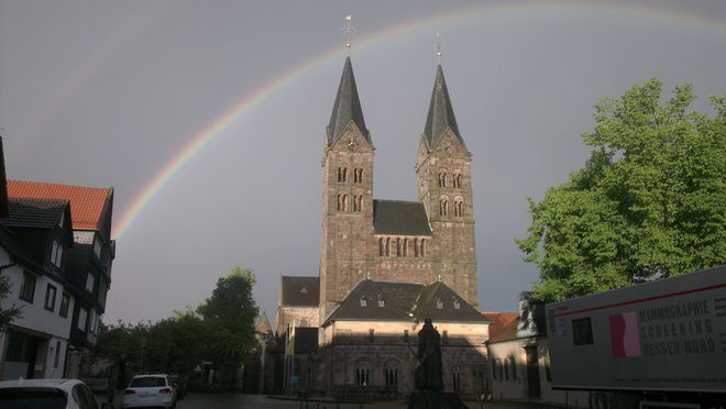 Dom zu Fritzlar am Vorabend des Bürabergstages 2015